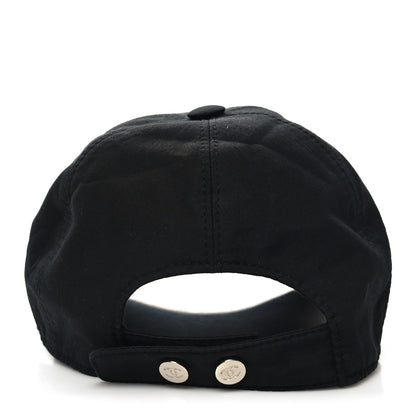 Chanel Cotton CC Cap Hat Black 5 of 9
