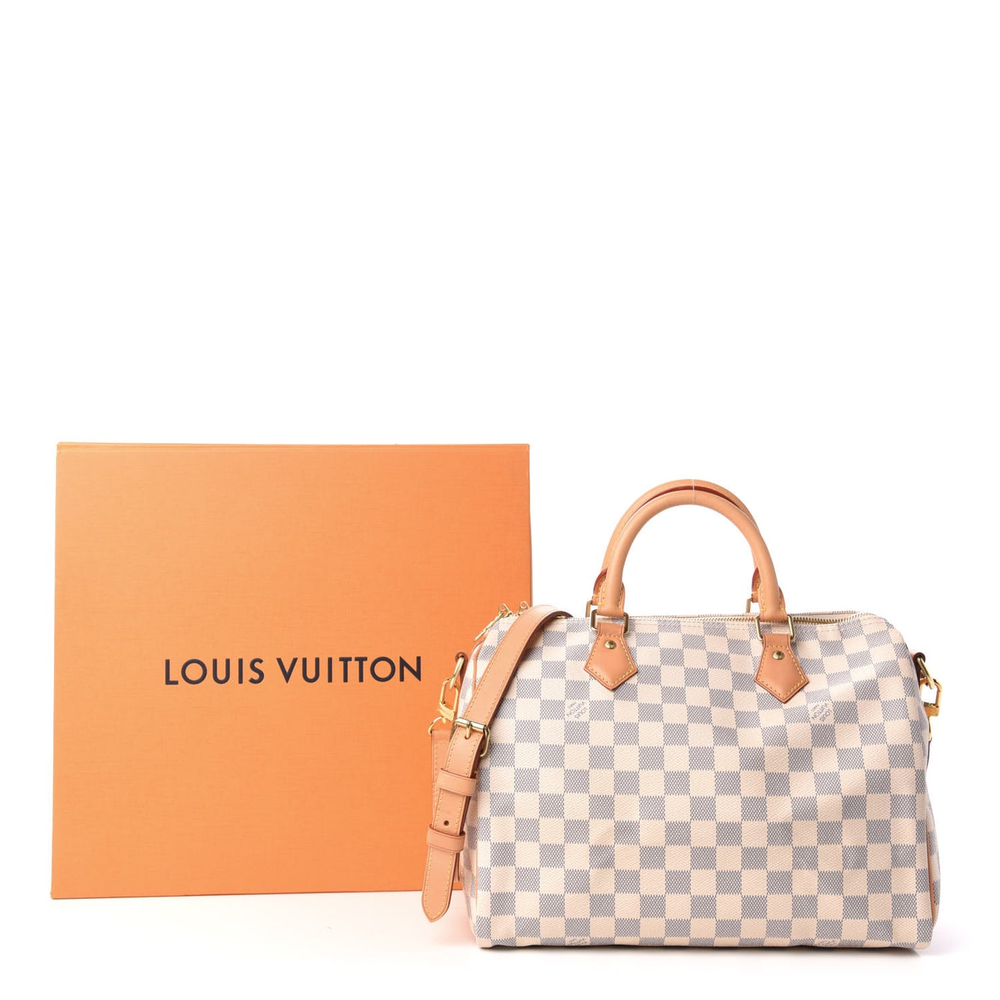 Damier Azur Speedy Bandouliere 30