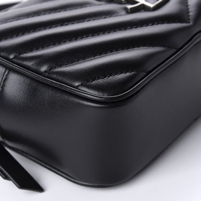 Saint Laurent Calfskin Matelasse Monogram Lou Belt Bag Black 6 of 10