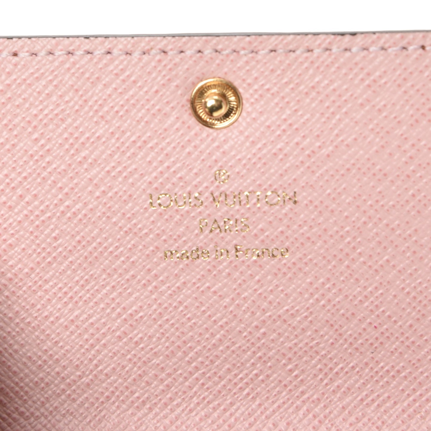 Damier Ebene Multicles 6 Key Holder Rose Ballerine