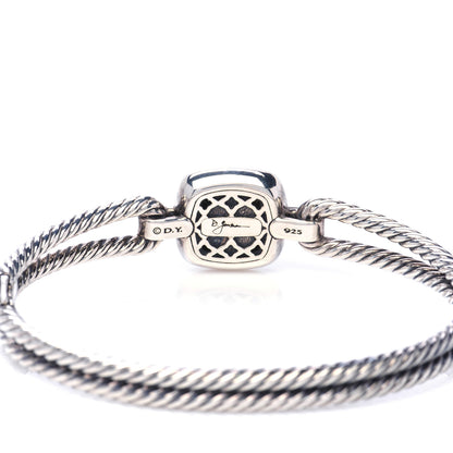 David Yurman Sterling Silver Diamond Albion Cable Bracelet 4 of 5