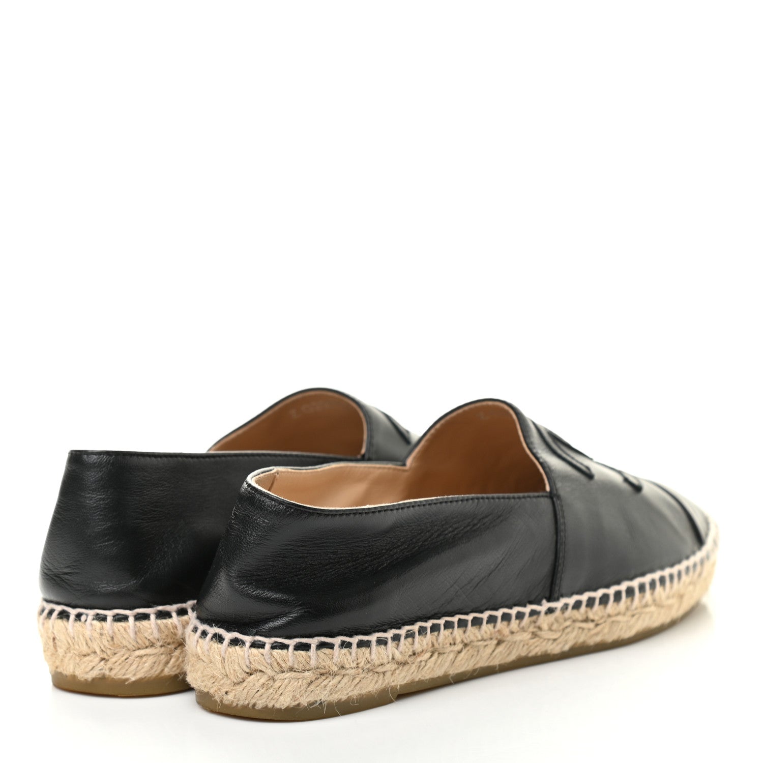 Chanel Lambskin CC Espadrilles 39 Black 4 of 11