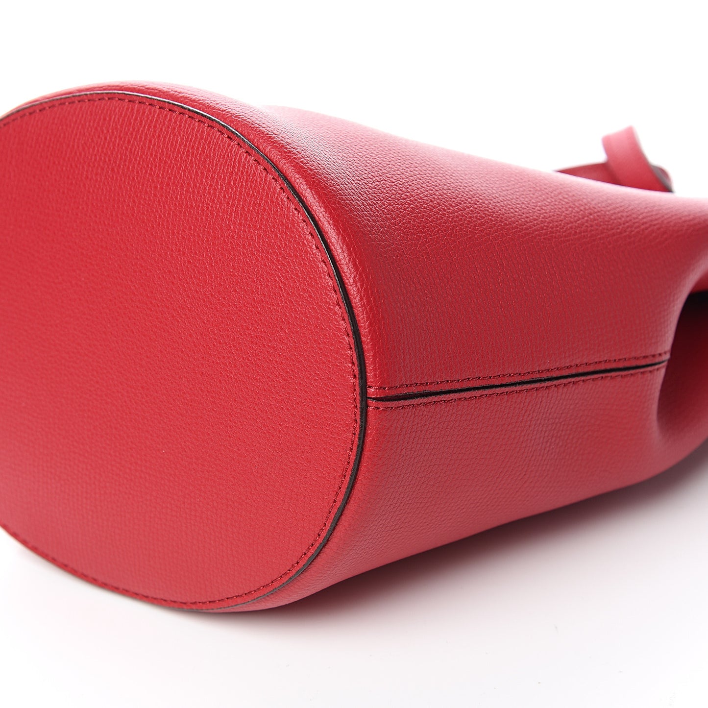 Calfskin Small Lorne Bucket Crossbody Red