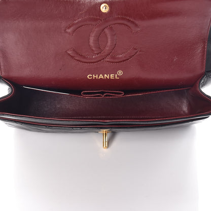 Chanel Lambskin Quilted Medium Double Flap Bag Black 5 of 18