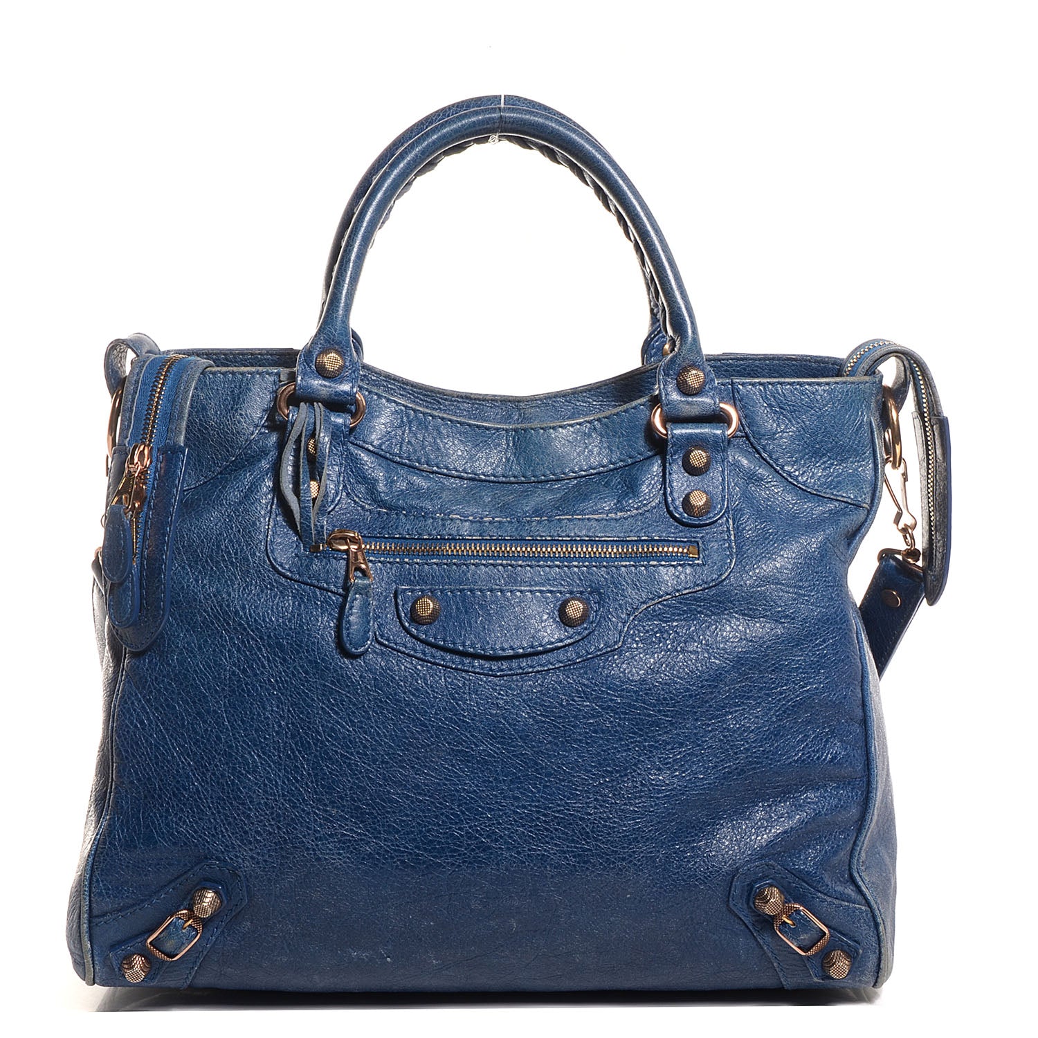 Balenciaga Agneau Giant 12 Rose Gold Hardware Velo Bleu Cobalt Bleu Electric 1 of 13