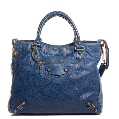 Balenciaga Agneau Giant 12 Rose Gold Hardware Velo Bleu Cobalt Bleu Electric 1 of 13