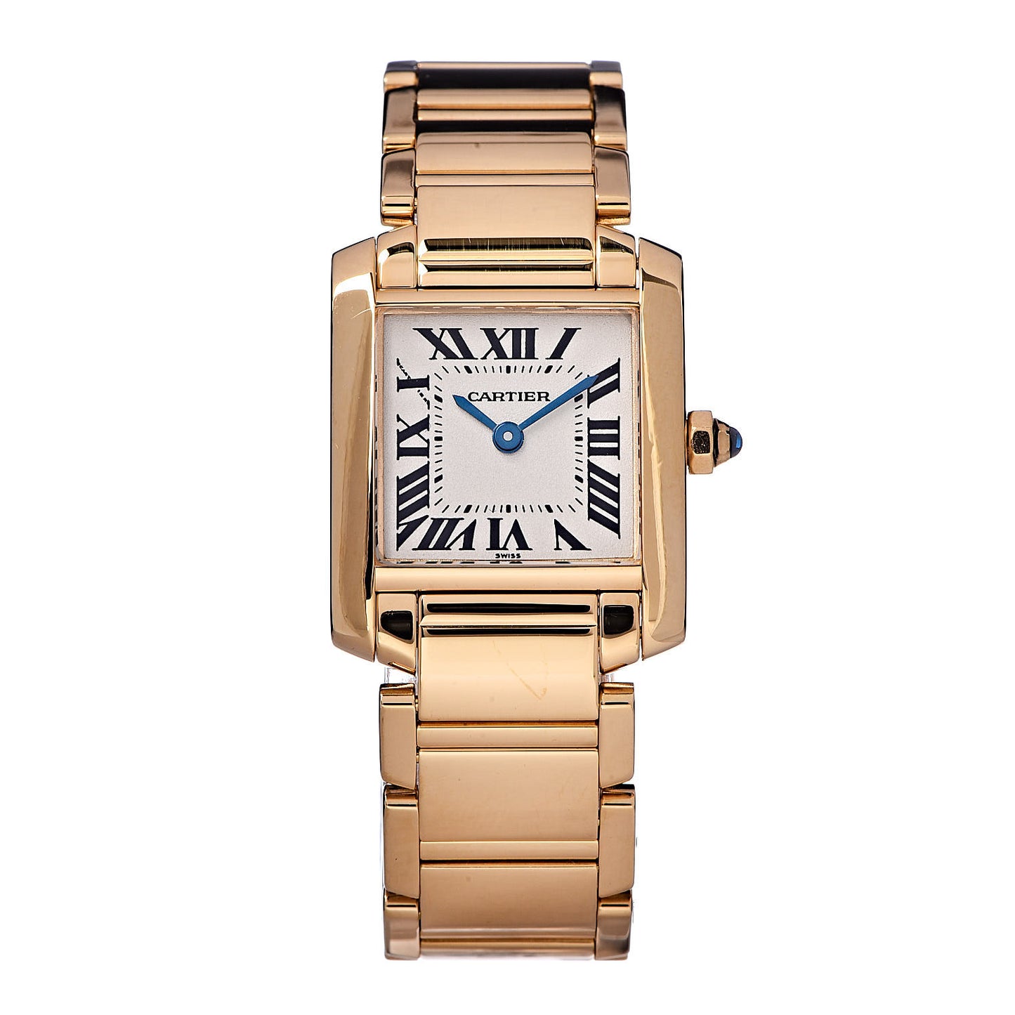 18K Yellow Gold 20mm Tank Francaise Quartz Watch