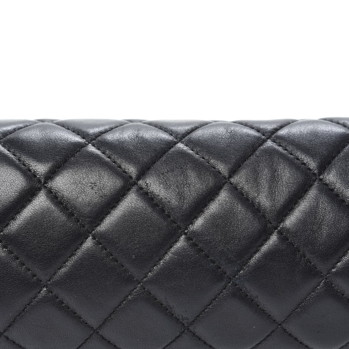 Lambskin Quilted Timeless Clutch Black
