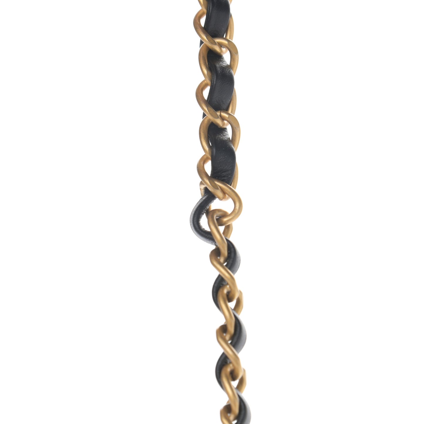 Lambskin Quilted Mini CC Crystal Logo Chain Flap Black