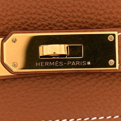 Hermes Togo Kelly Retourne 32 Gold 11 of 12