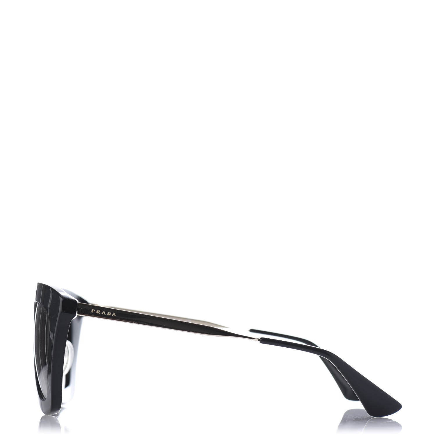 Prada Acetate Cinema Sunglasses SPR 09Q Black 3 of 8