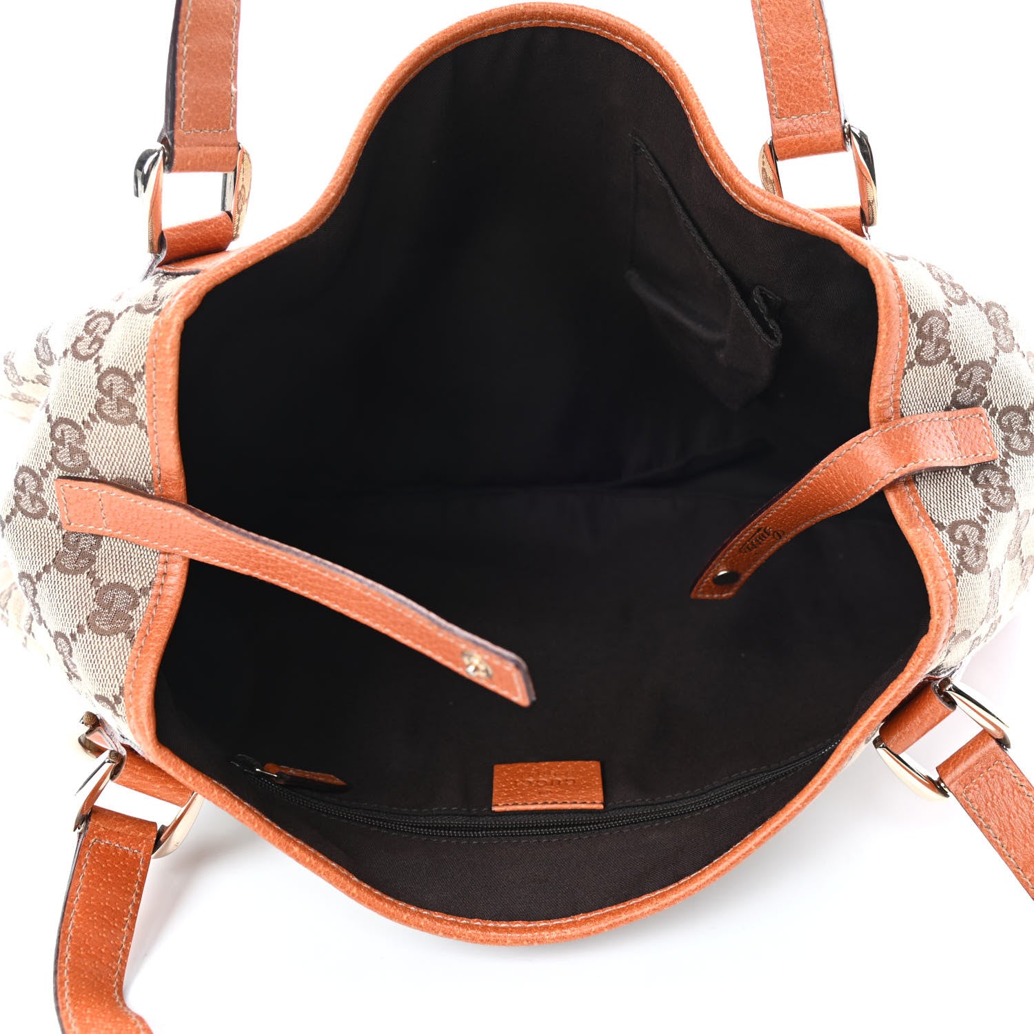 Gucci Monogram Medium Abbey Shoulder Bag Orange 4 of 4