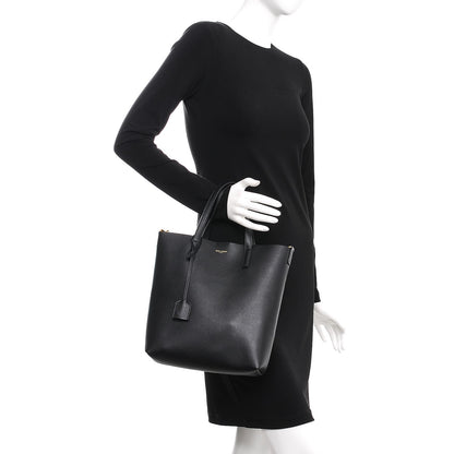Saint Laurent Calfskin Toy Shopping Tote Black 3 of 8