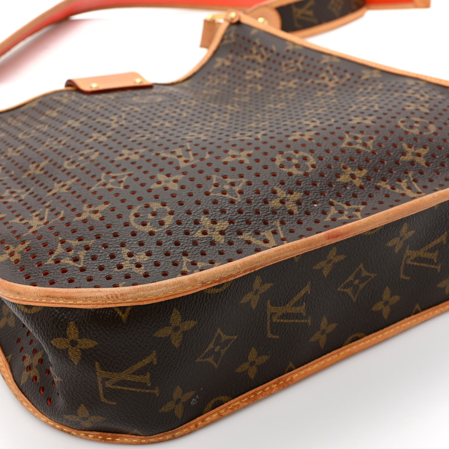 Louis Vuitton Monogram Perforated Musette Orange 13 of 20