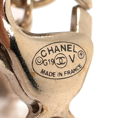 Chanel Crystal Pearl CC Bracelet Gold 4 of 4