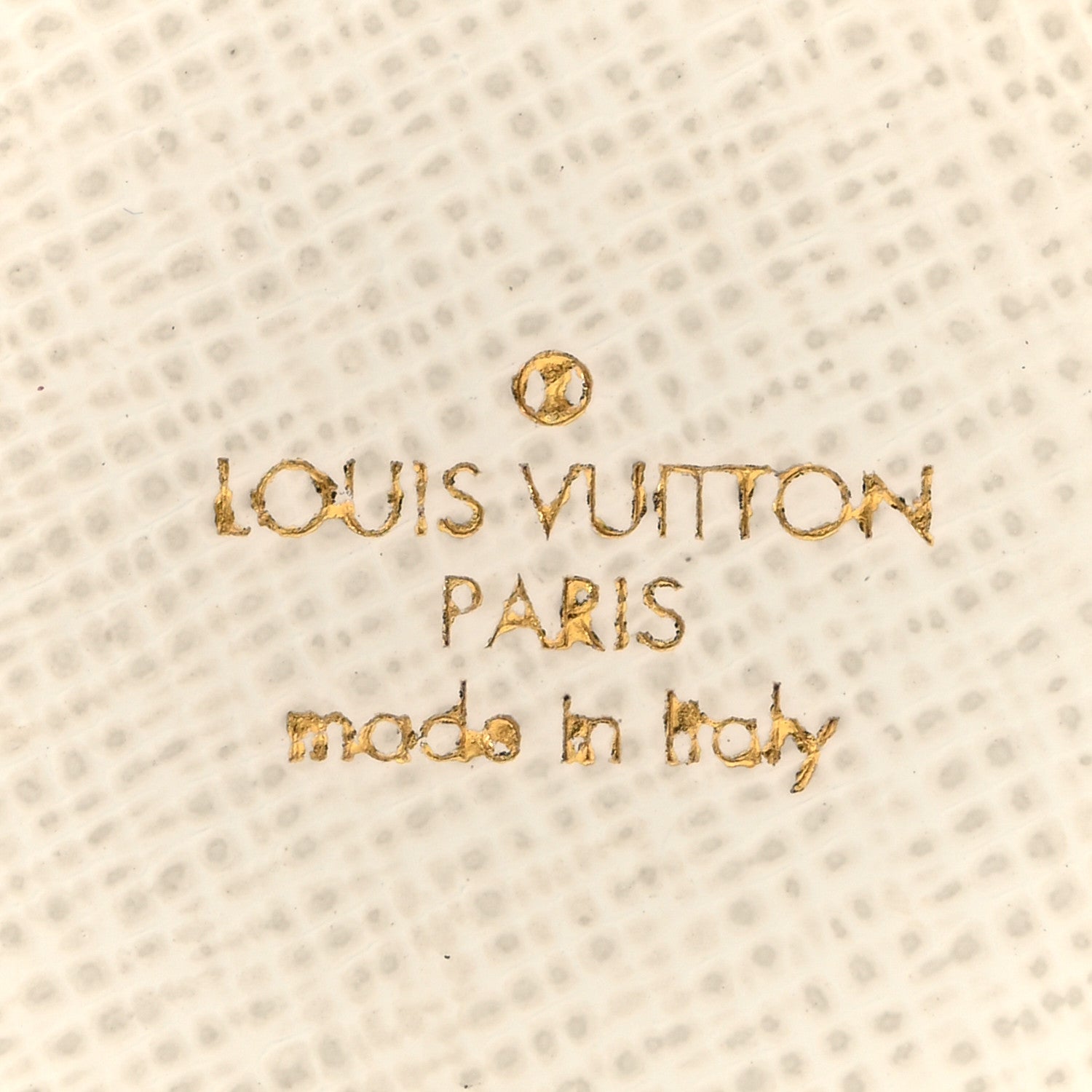 Louis Vuitton Petite Malle Malletage Bag Charm Key Holder White 3 of 5