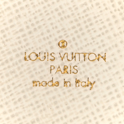 Louis Vuitton Petite Malle Malletage Bag Charm Key Holder White 3 of 5