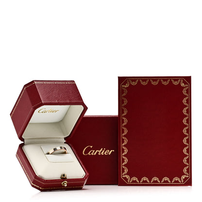 Cartier 18K Pink White Yellow Gold 3.5mm Vendome Louis Cartier Wedding Band Ring 57 8 7 of 7