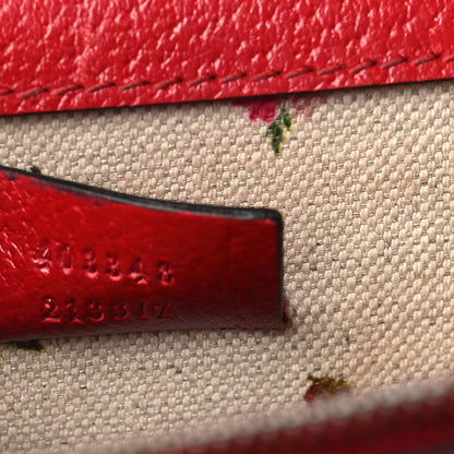 Gucci Textured Calfskin Web Medium Dionysus Shoulder Bag Hibiscus Red 7 of 10