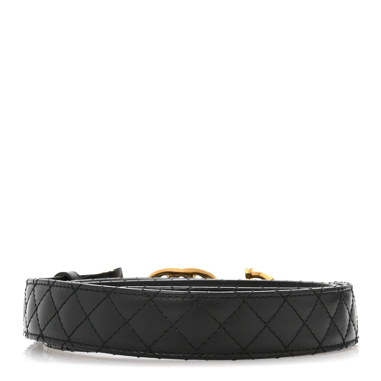 Calfskin Trapuntata Zumi Belt 100 40 Black