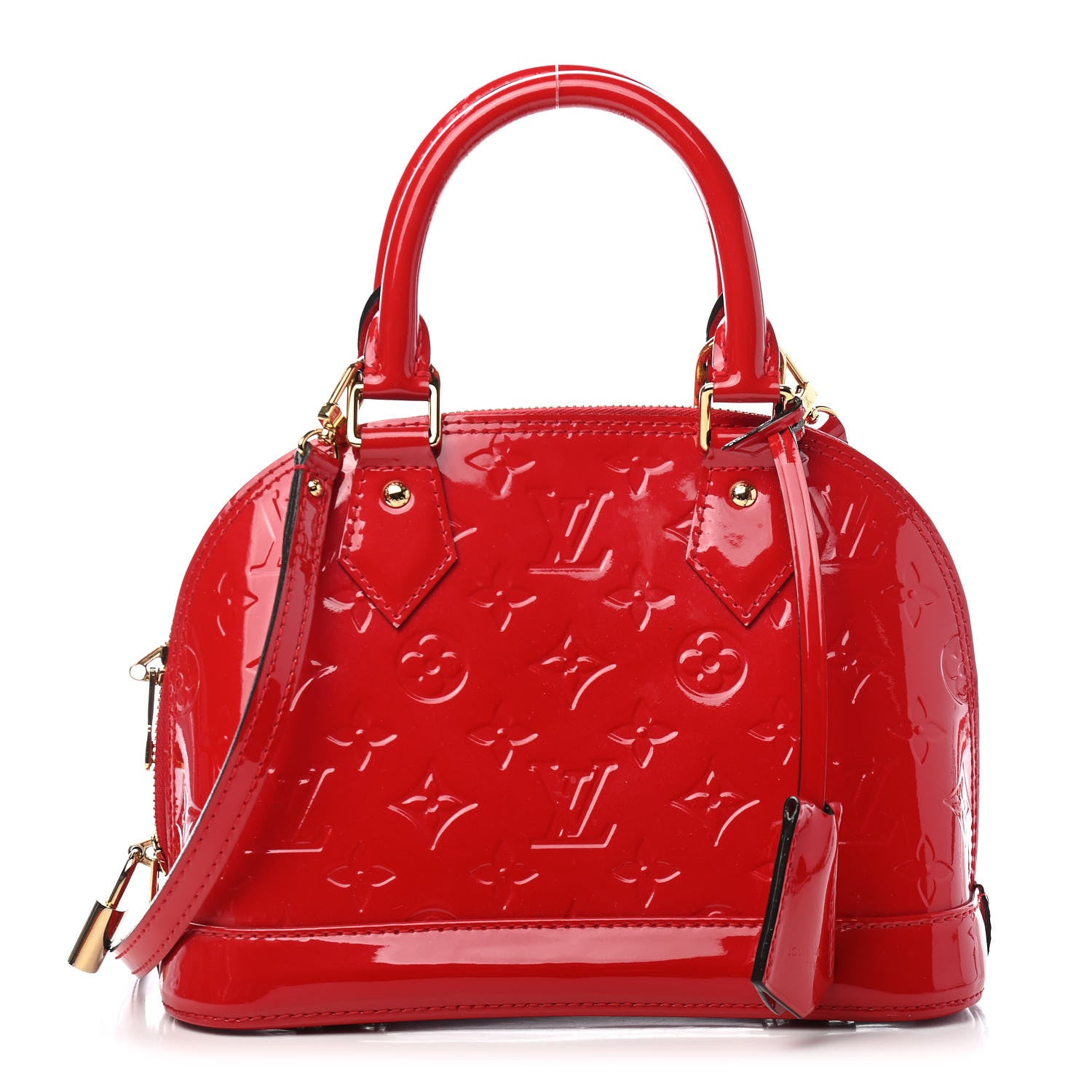 Louis Vuitton Vernis Alma BB Cherry 1 of 11