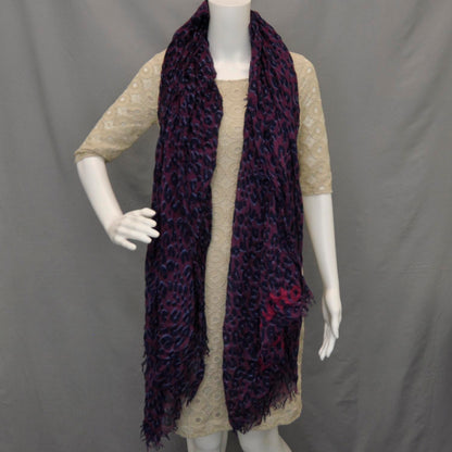 Louis Vuitton Cashmere Silk Leopard Stole 2 of 4