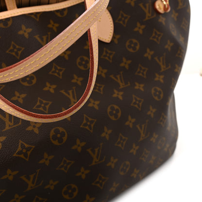 Louis Vuitton Monogram Stamped Inside Out Neverfull Bandouliere GM Beige 10 of 10