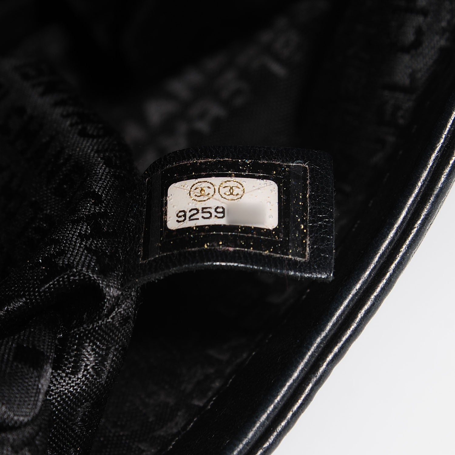 Chanel Lambskin Pleated CC Flap Bag Black 7 of 7