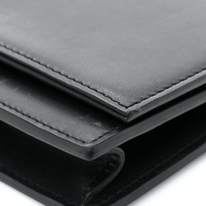 Saint Laurent Smooth Calfskin Classic Monogram Kate Tassel Chain Wallet Black 15 of 15
