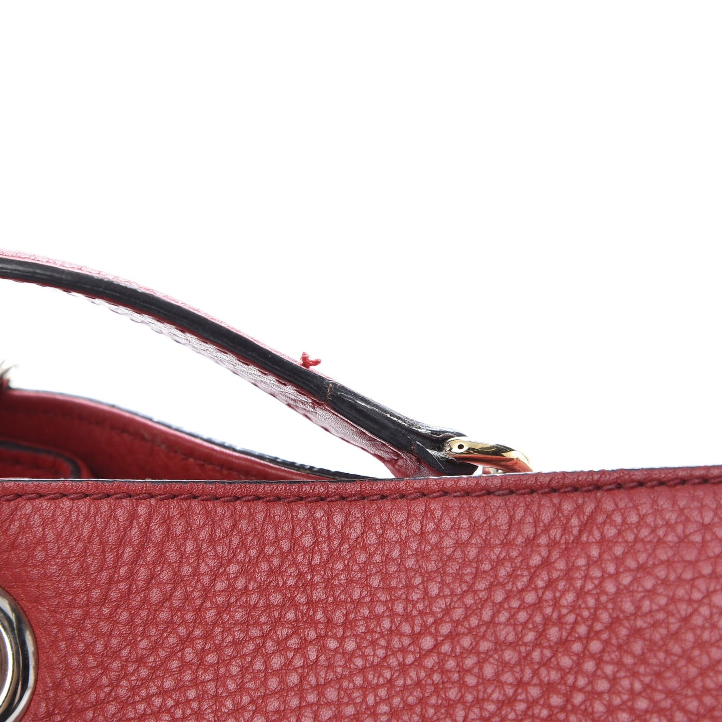 Pebbled Calfskin Medium Soho Chain Shoulder Bag Tabasco Red