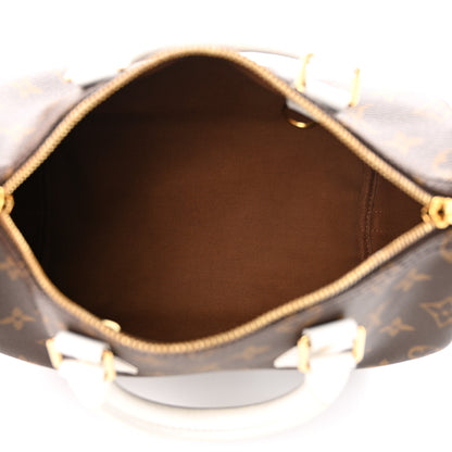 Louis Vuitton Monogram LV Match Speedy Bandouliere 25 White 5 of 11
