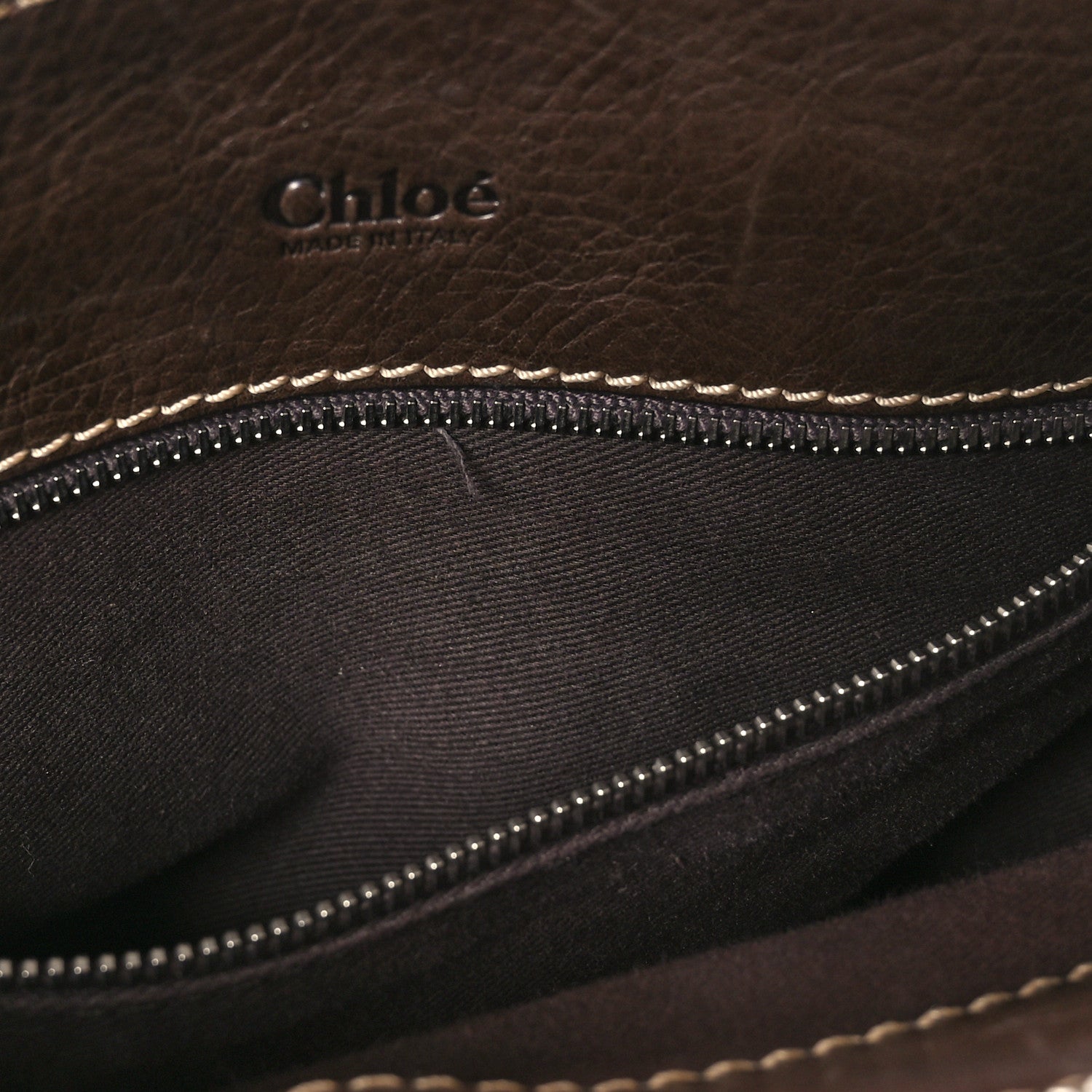Chloe Shiny Tanned Calfskin Medium Edith Bag Brown 12 of 16