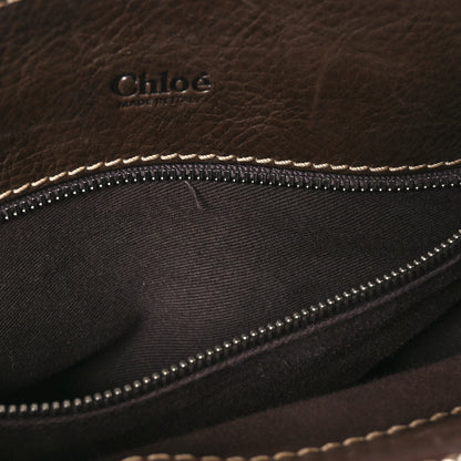 Chloe Shiny Tanned Calfskin Medium Edith Bag Brown 12 of 16