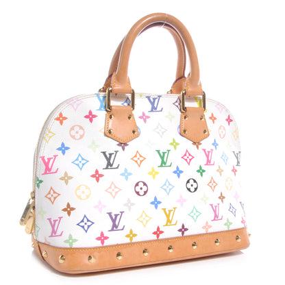 Louis Vuitton Monogram Multicolor Alma White 3 of 8