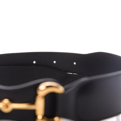 Gucci Efesto Leather Horsebit 25mm Belt 60 24 Black 5 of 7