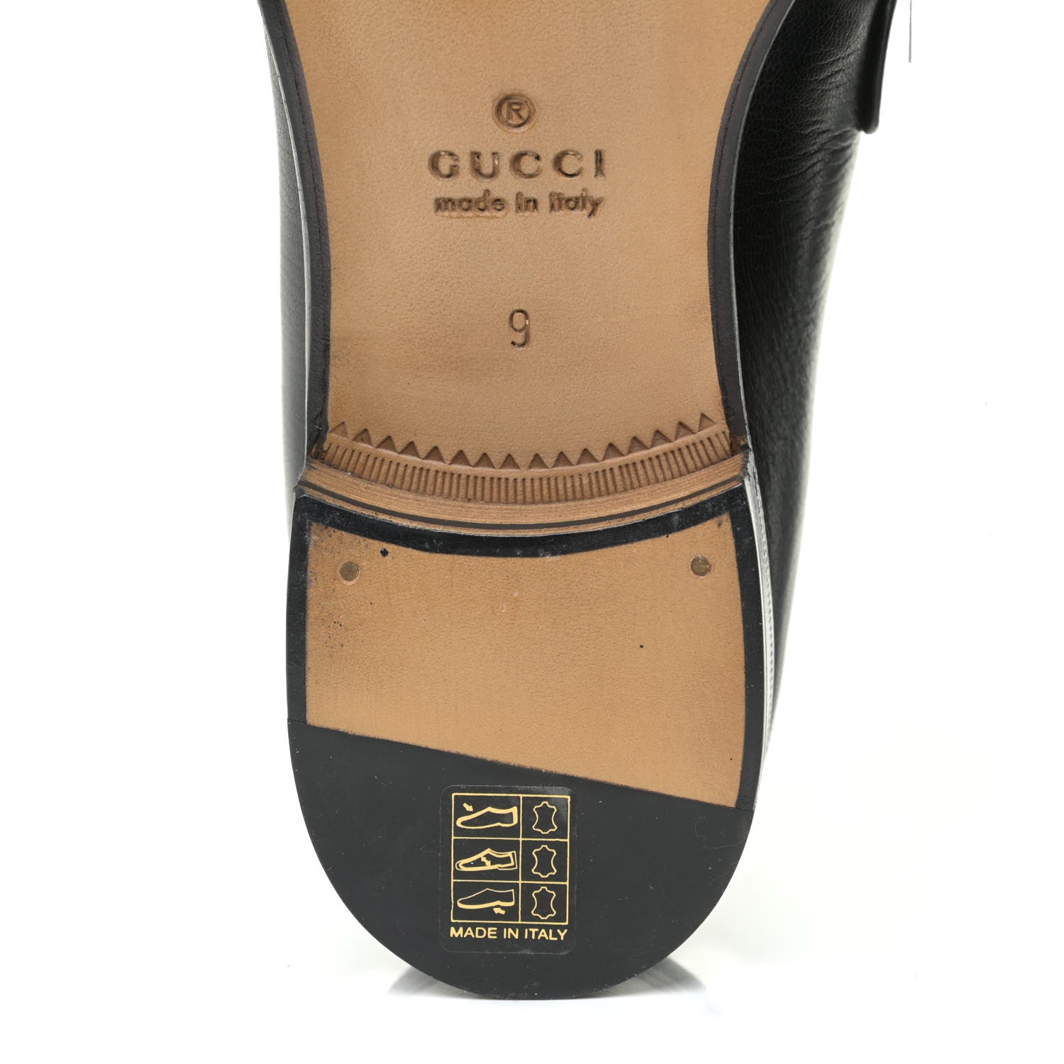 Gucci Lambskin Mens Union Jack Horsebit Loafer 9 Black 9 of 12