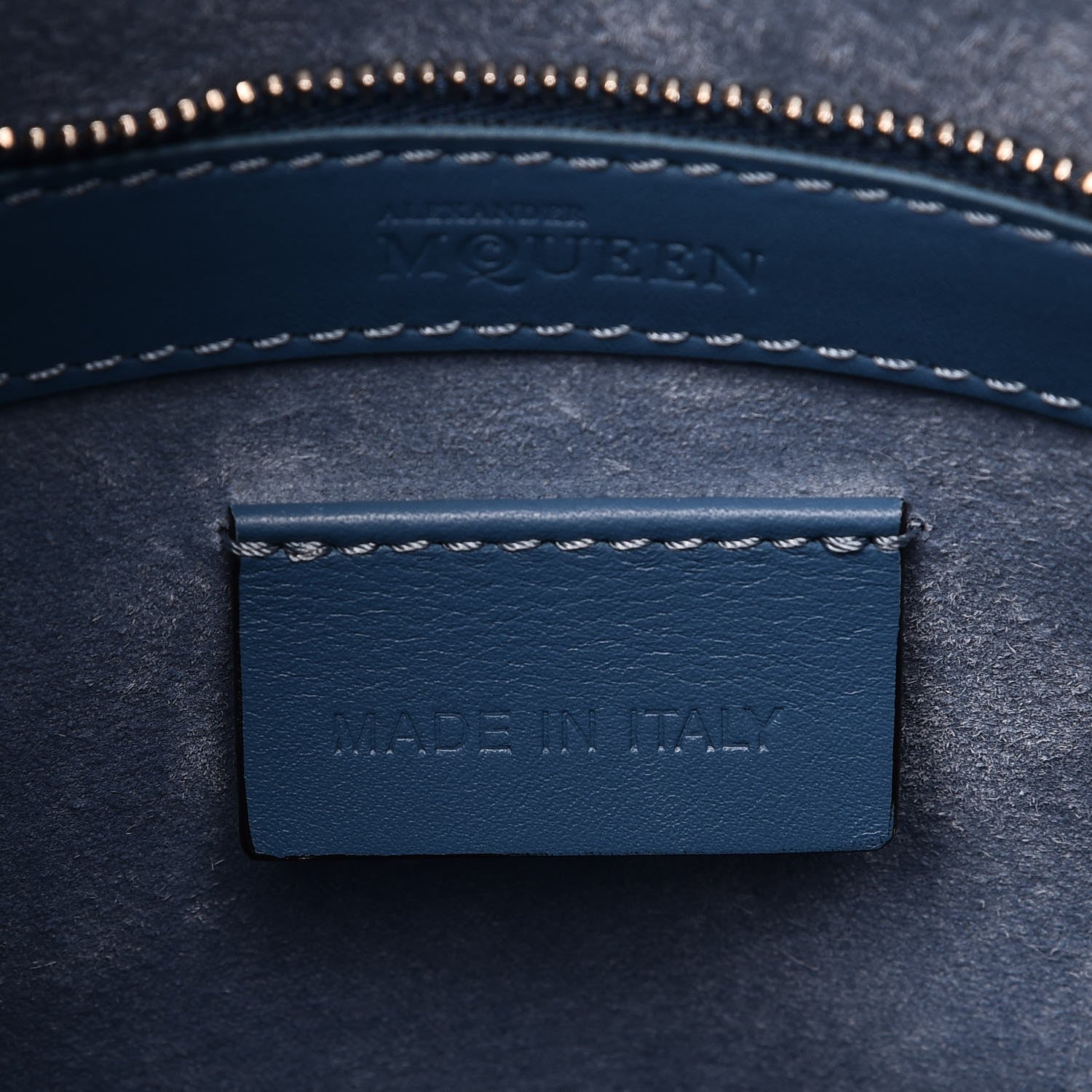 Alexander McQueen Calfskin Large Heroine Blue 7 of 8