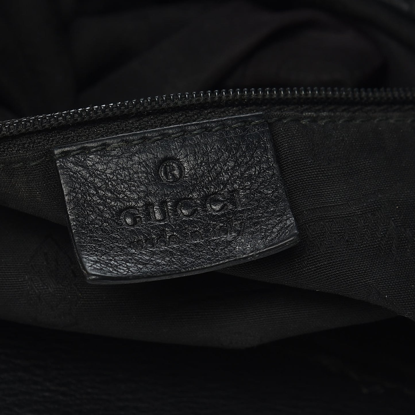 Guccissima Large New Ladies Web Hobo Black