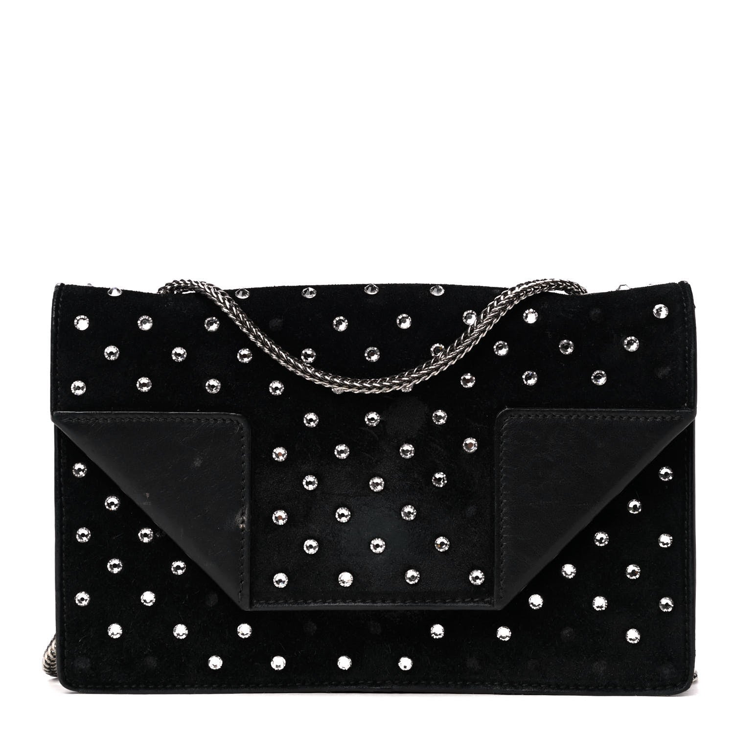 Saint Laurent Suede Mini Betty Black 1 of 8