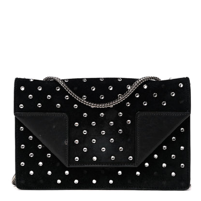 Saint Laurent Suede Mini Betty Black 1 of 8