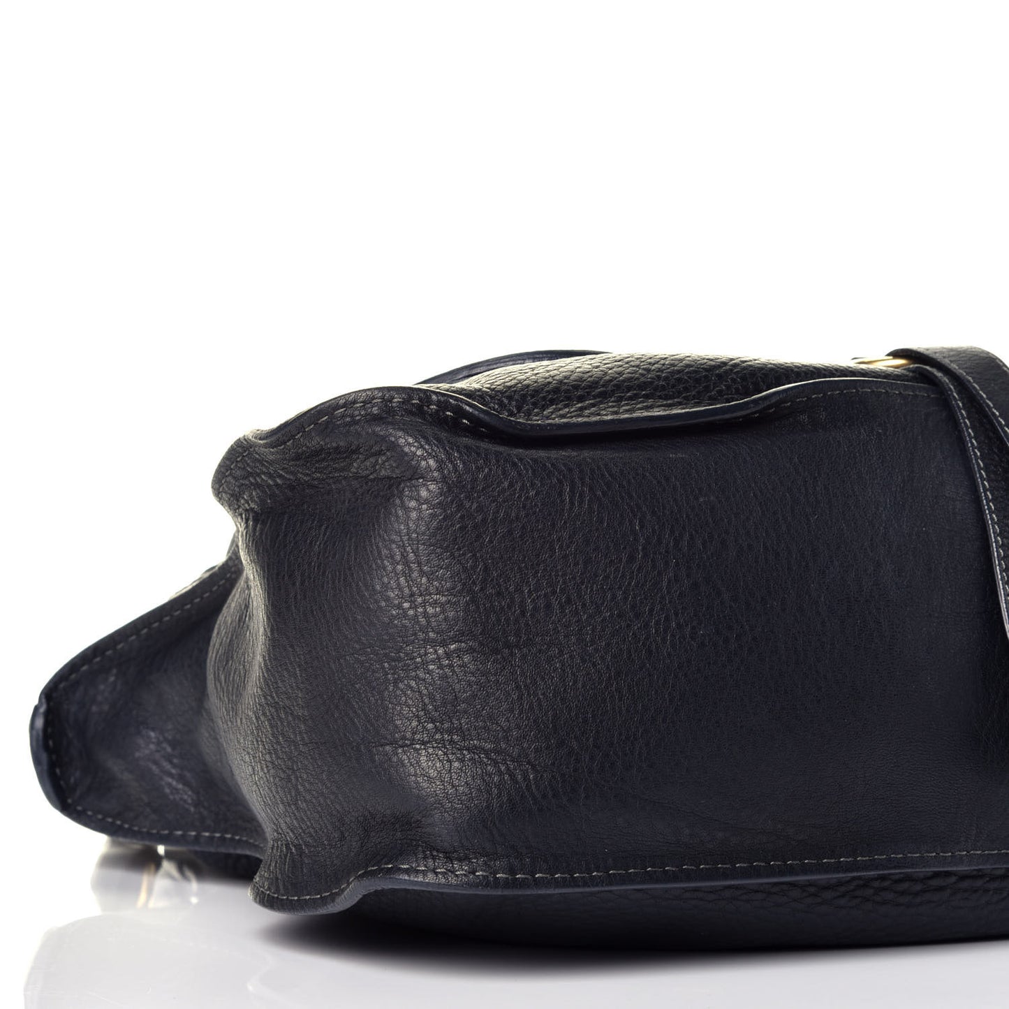 Calfskin Medium Marcie Satchel Navy
