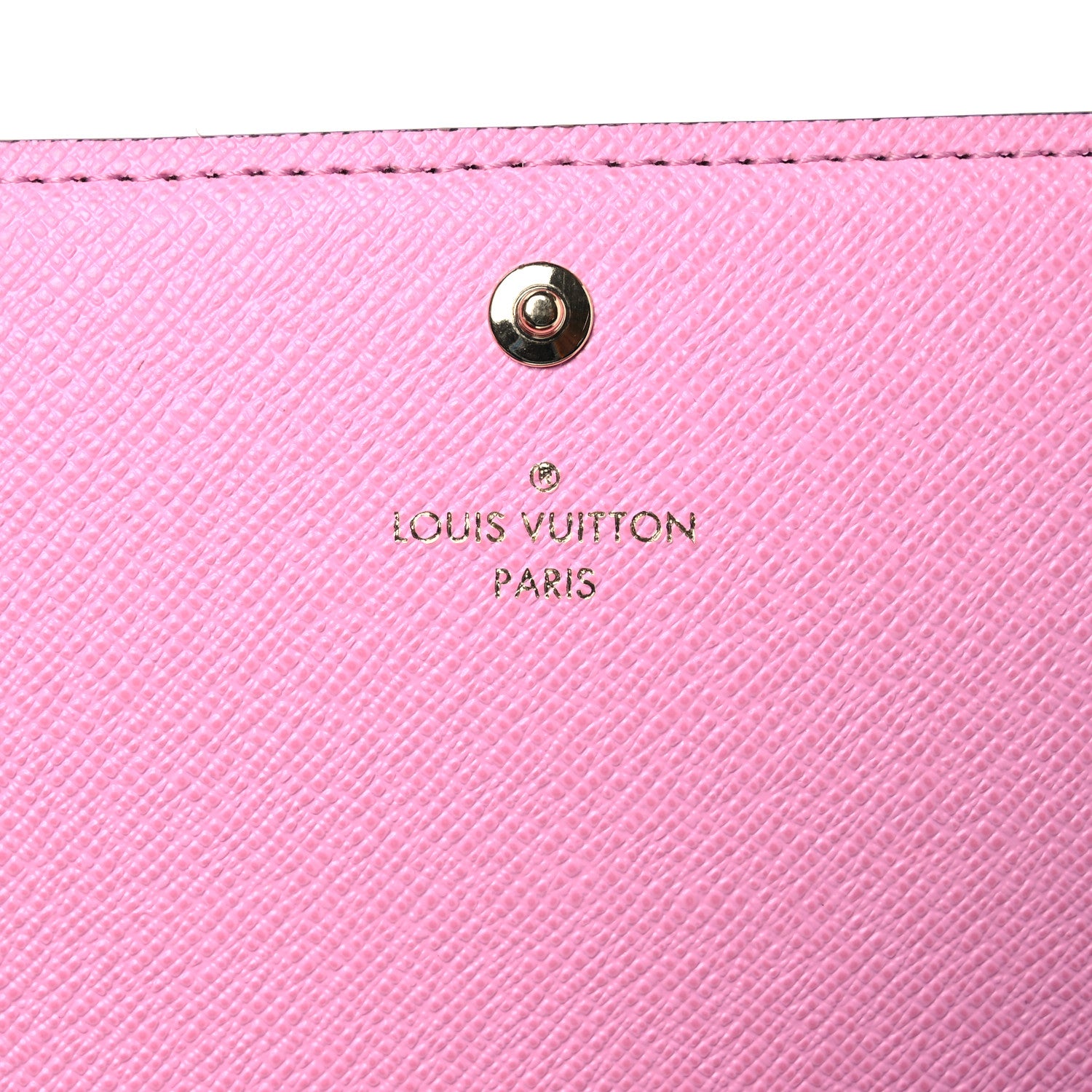 Louis Vuitton Damier Ebene 2022 Christmas Animation London Sarah Wallet Pink 8 of 10
