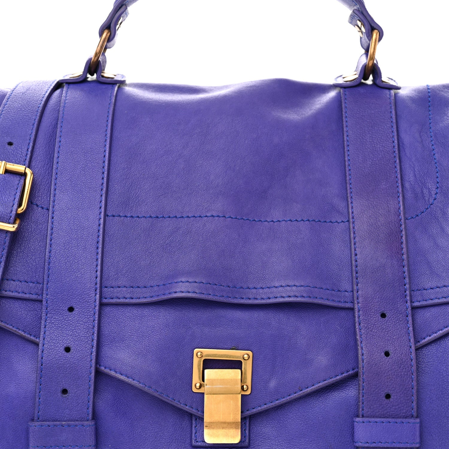 Proenza Schouler Lambskin PS1 Large Satchel Purple Rain 7 of 12