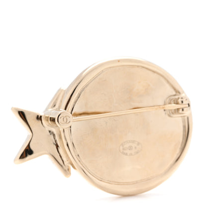 Chanel Crystal CC Star Brooch 2 of 4