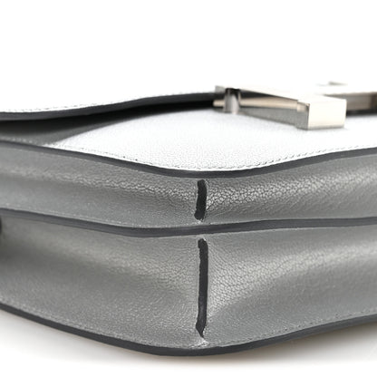 Hermes Metallic Chevre Chamkilight Constance 18 Argent 9 of 11