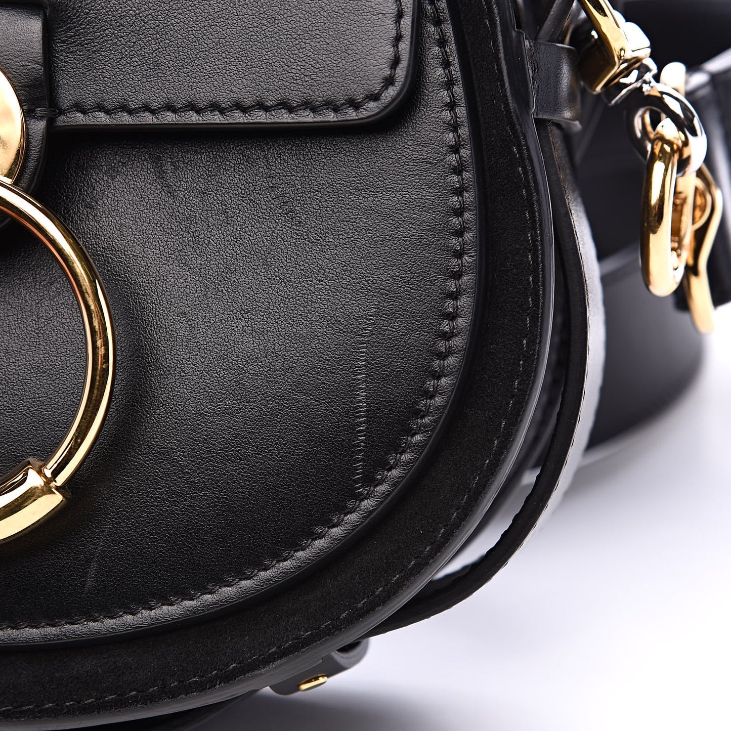 Calfskin Small Tess Bag Black
