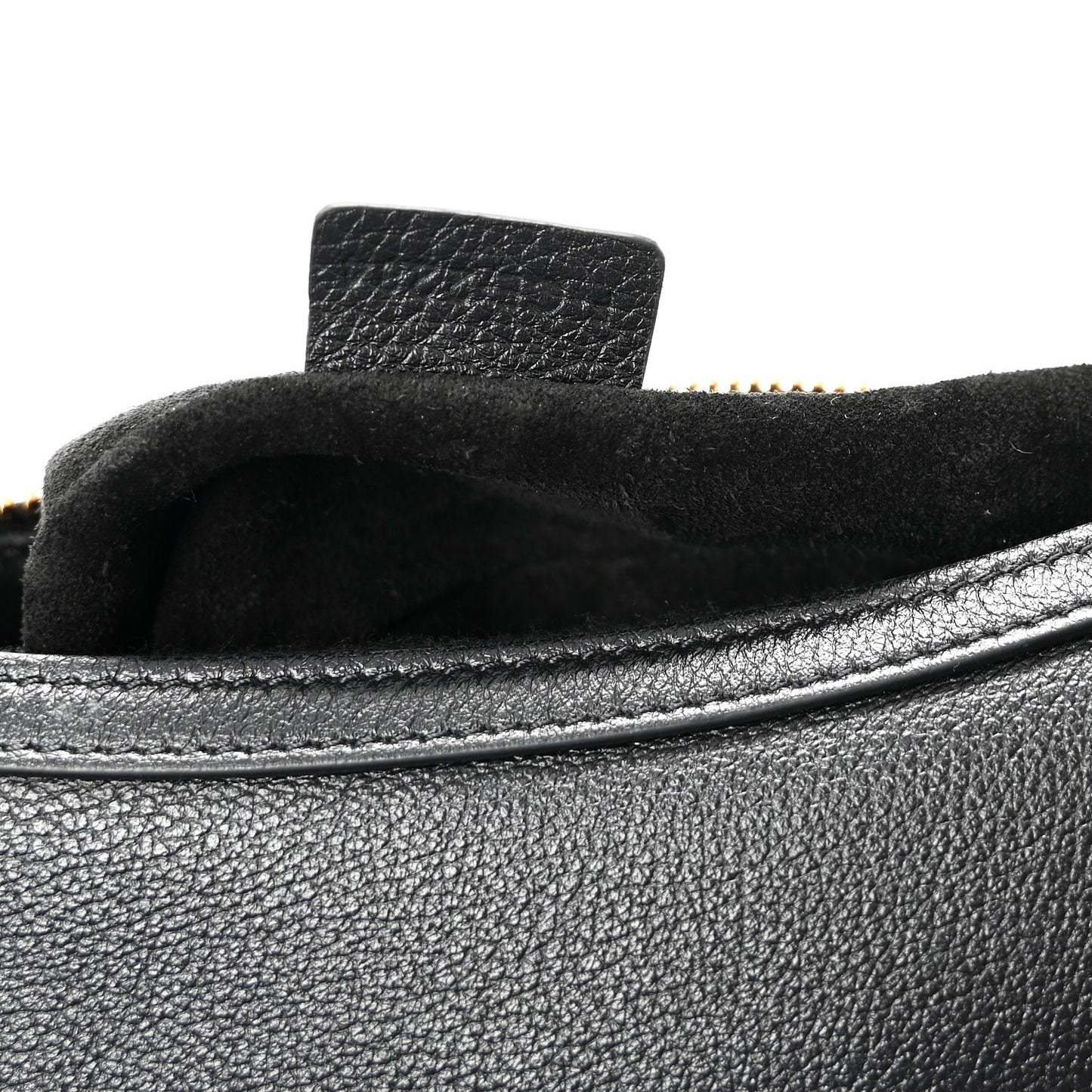 Supple Calfskin Cuir Triomphe Small Heloise Shoulder Bag Black