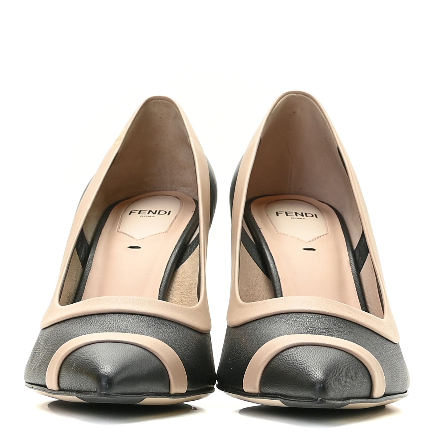 Nappa Colibri 85mm Pumps 38 Black Beige
