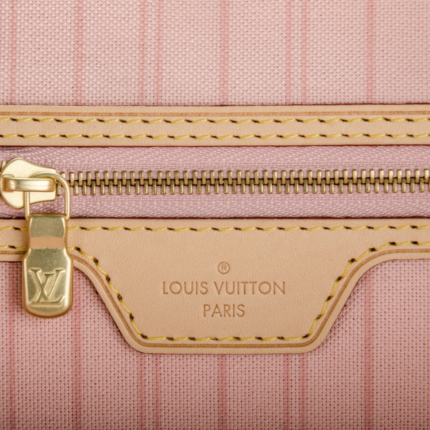 Louis Vuitton Damier Azur Neo Neverfull MM Rose Ballerine 7 of 8