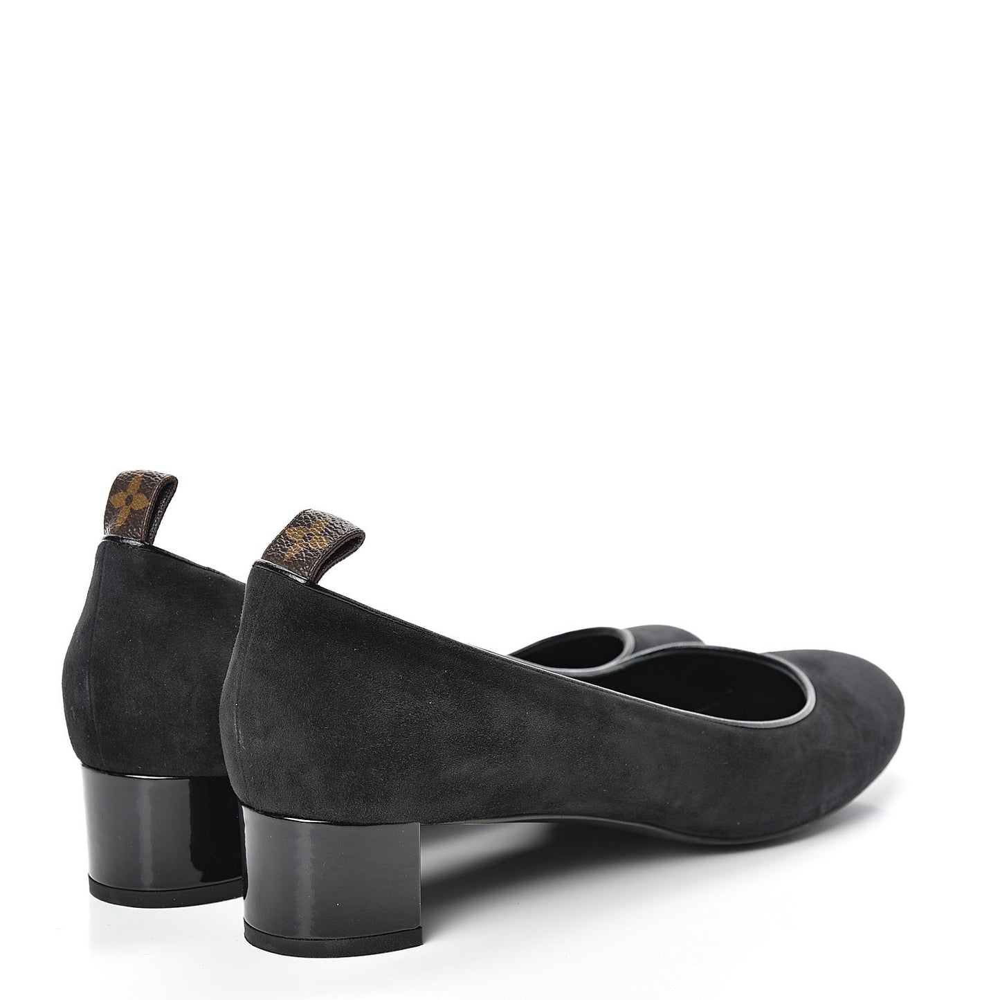 Suede Uniformes Pump 40.5 Black